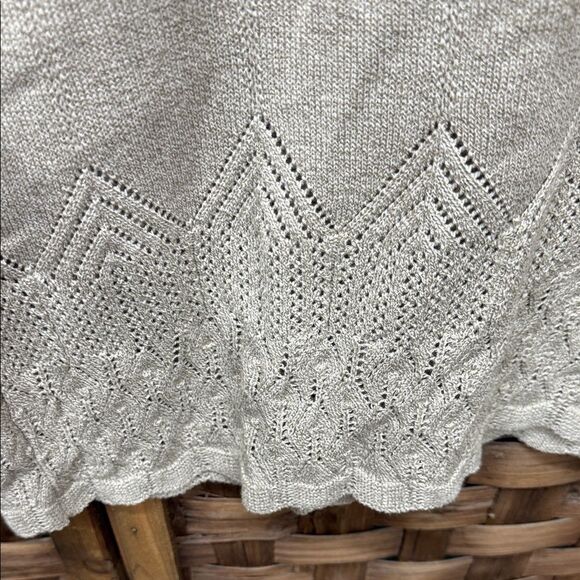 Vintage Made in Canada Parkhurst Light Tan Knit Tunic - Picture 4 of 4